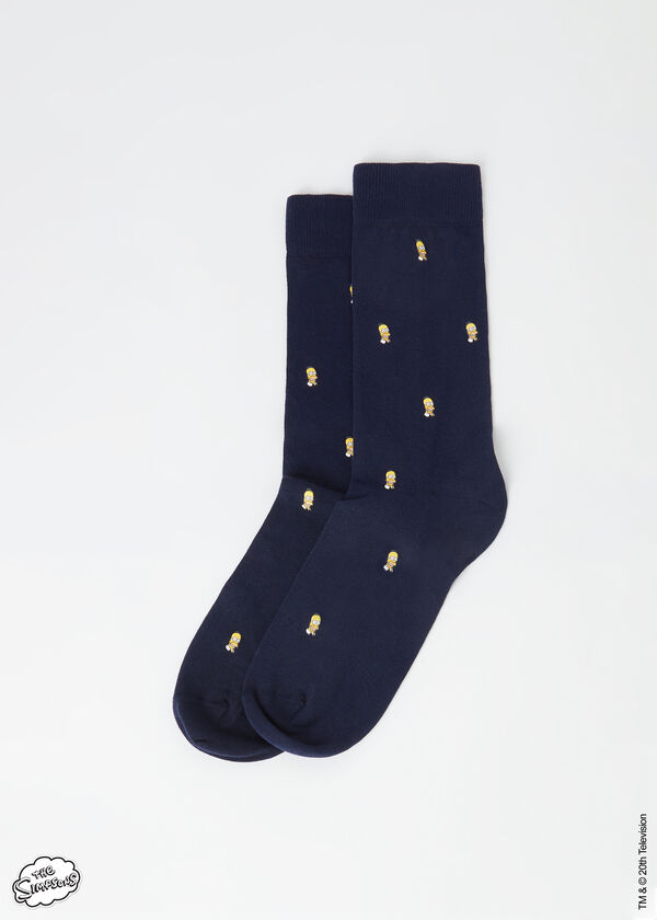 Muške kratke čarape s motivima iz crtića The Simpson preko cijele površine