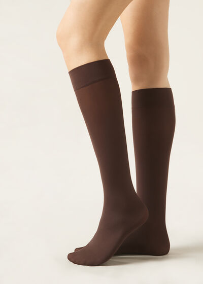 60 Denier Microfibre Knee-Highs Socks