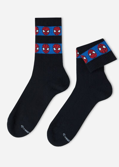 Pánske krátke športové ponožky s motívom Spider-Mana