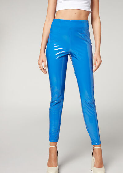 Thermal Vinyl Skinny Leggings