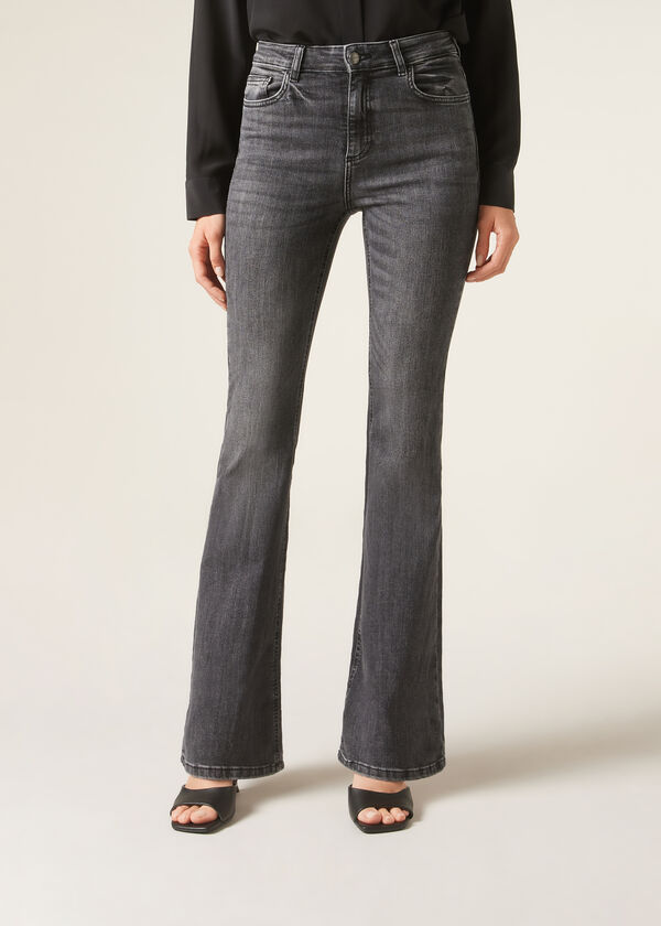 Flared Stretch Jeans