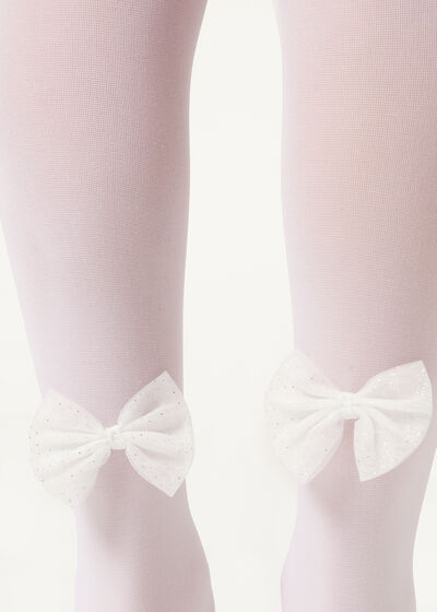 Girls’ Bow Tights