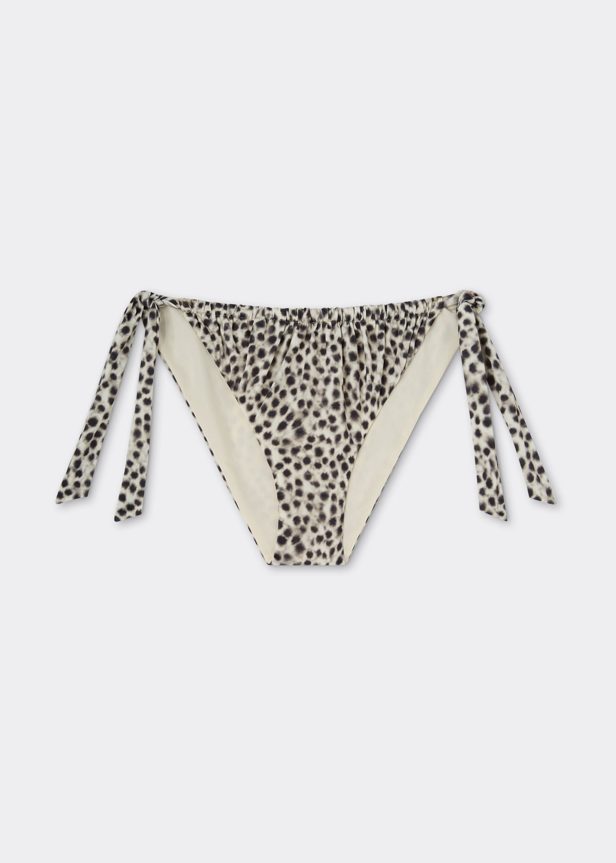 Bikinihose mit Schleifen Faded Dots