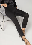 High-Waist Skinny Denim Leggings