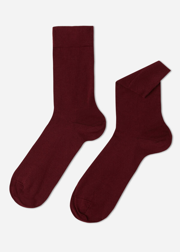 Pánske krátke teplé bavlnené ponožky