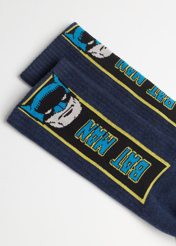 Men’s Short Digital Batman Print Socks