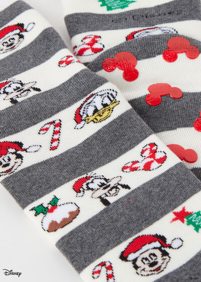 Pánske protišmykové ponožky s vianočným motívom Family Disney