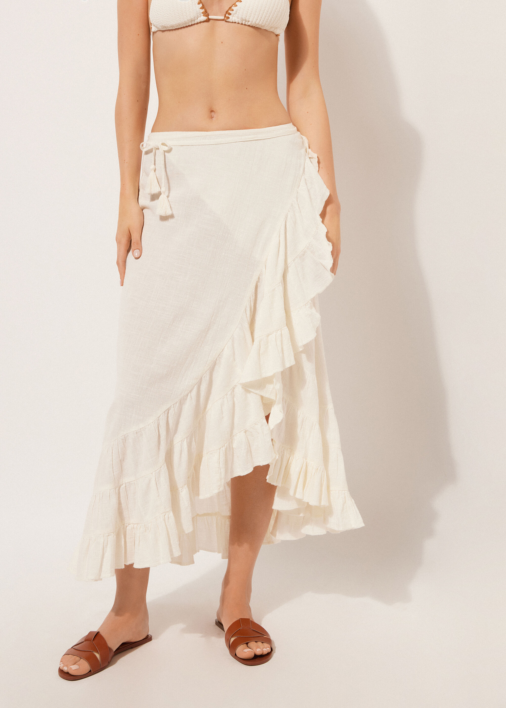 Long Ruffled Skirt