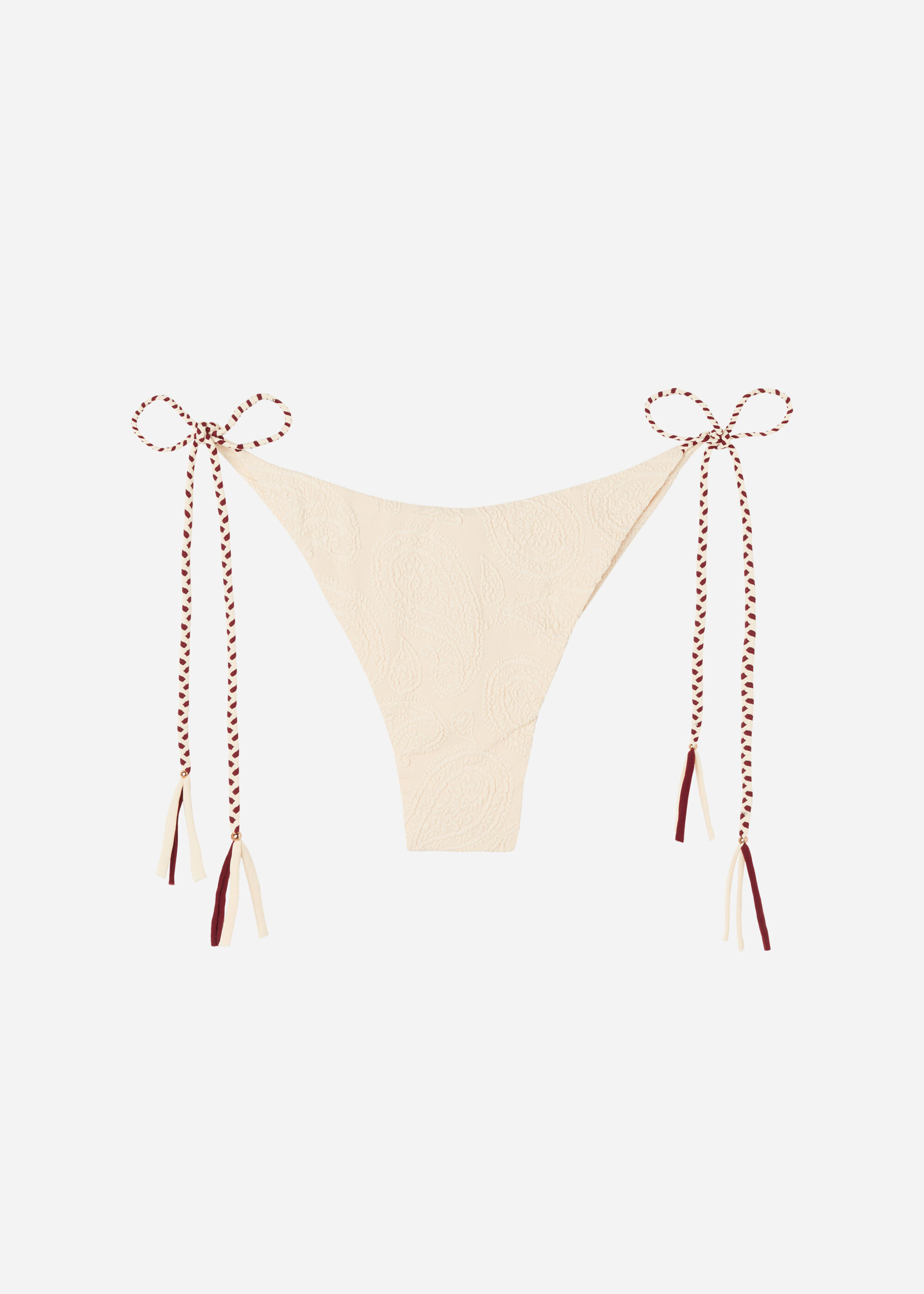 Braguita Brasileña Moños Traje de baño 3D Cachemire Twist