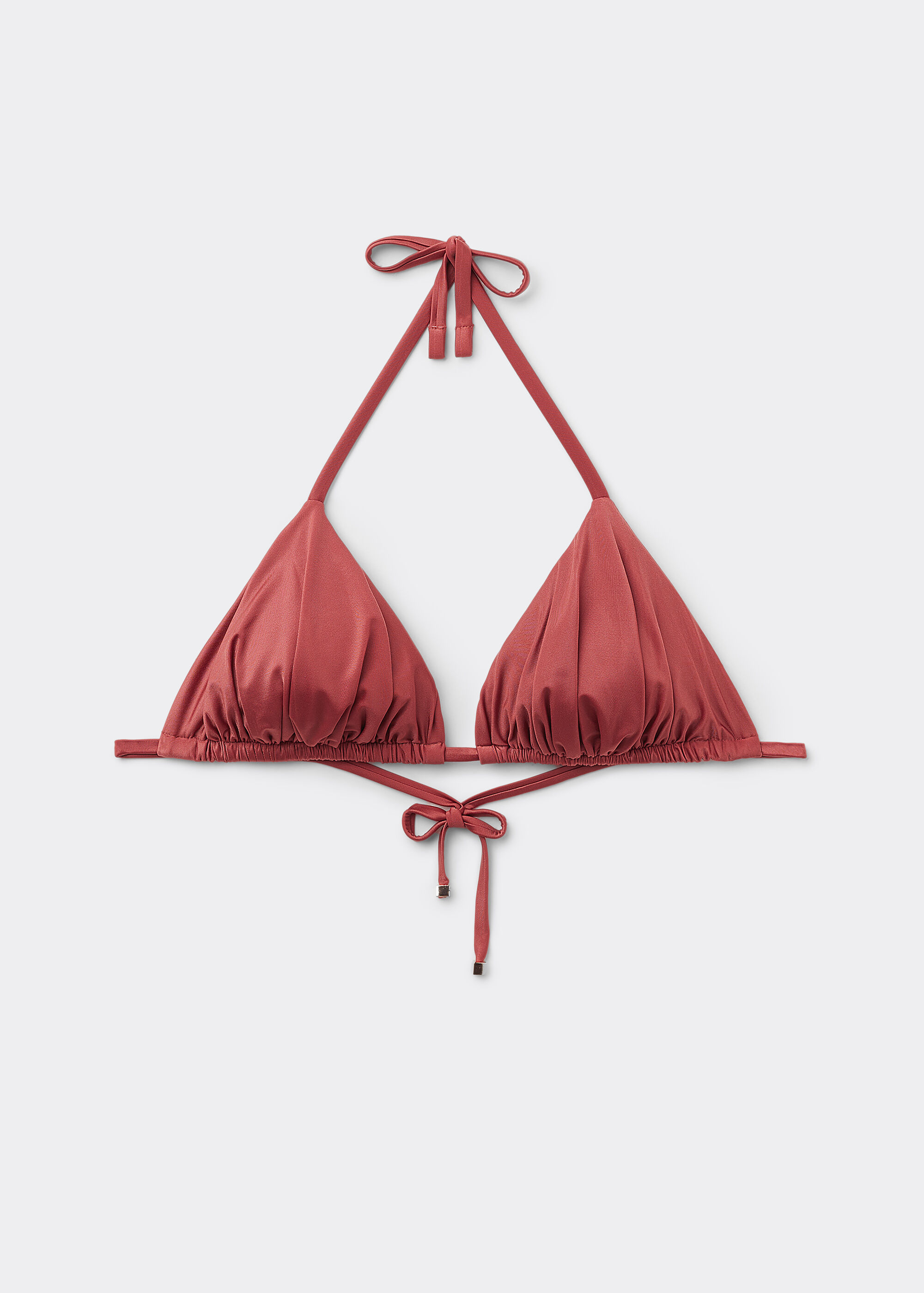 Ліф з трикутними чашками на знімному ущільнювачі до купальника Shiny Satin