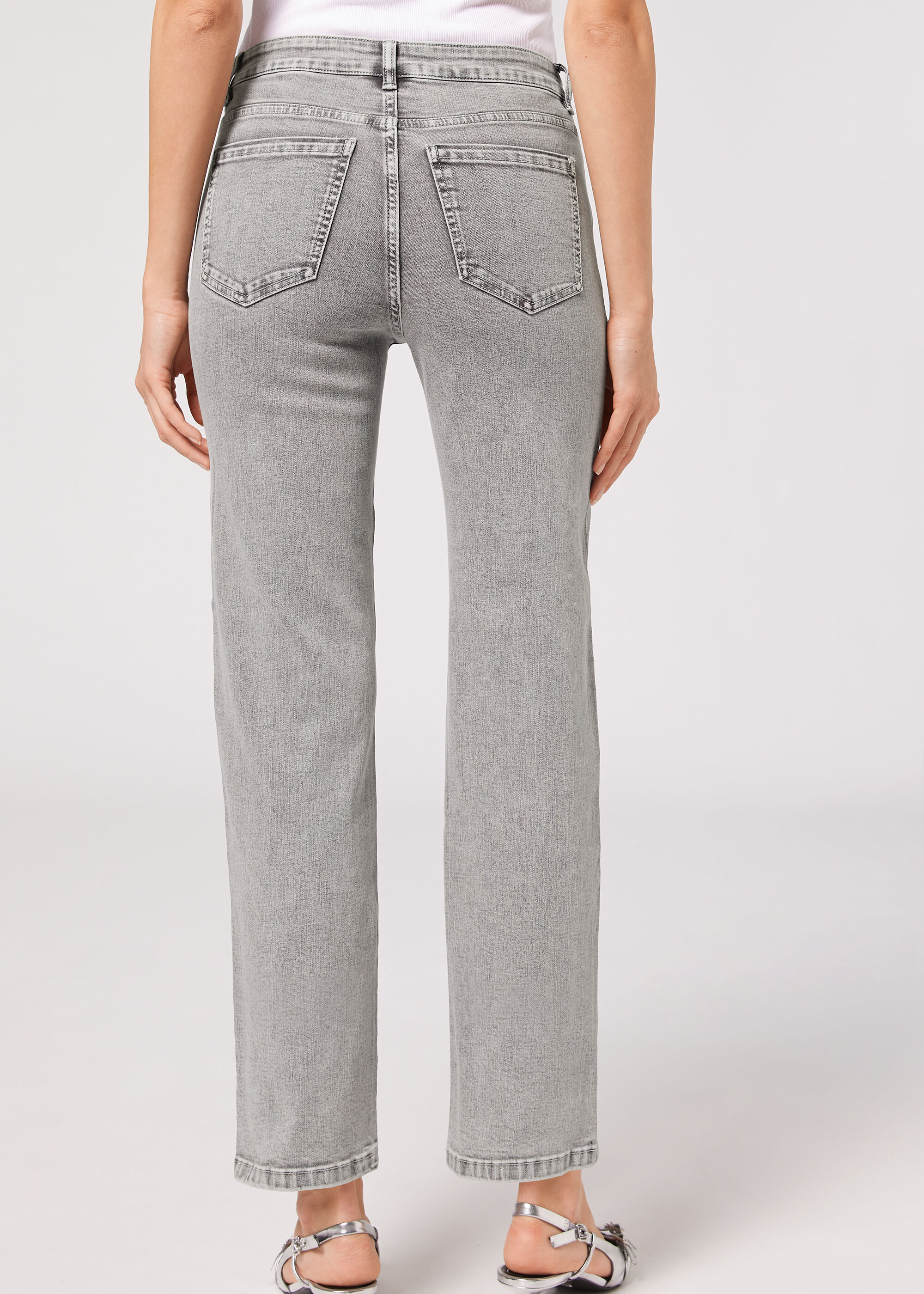 Diamanté Appliqué Stretch Jeans