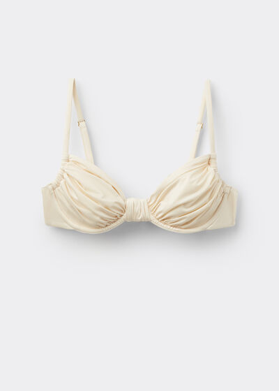 Haut de Maillot Balconnet Shiny Satin
