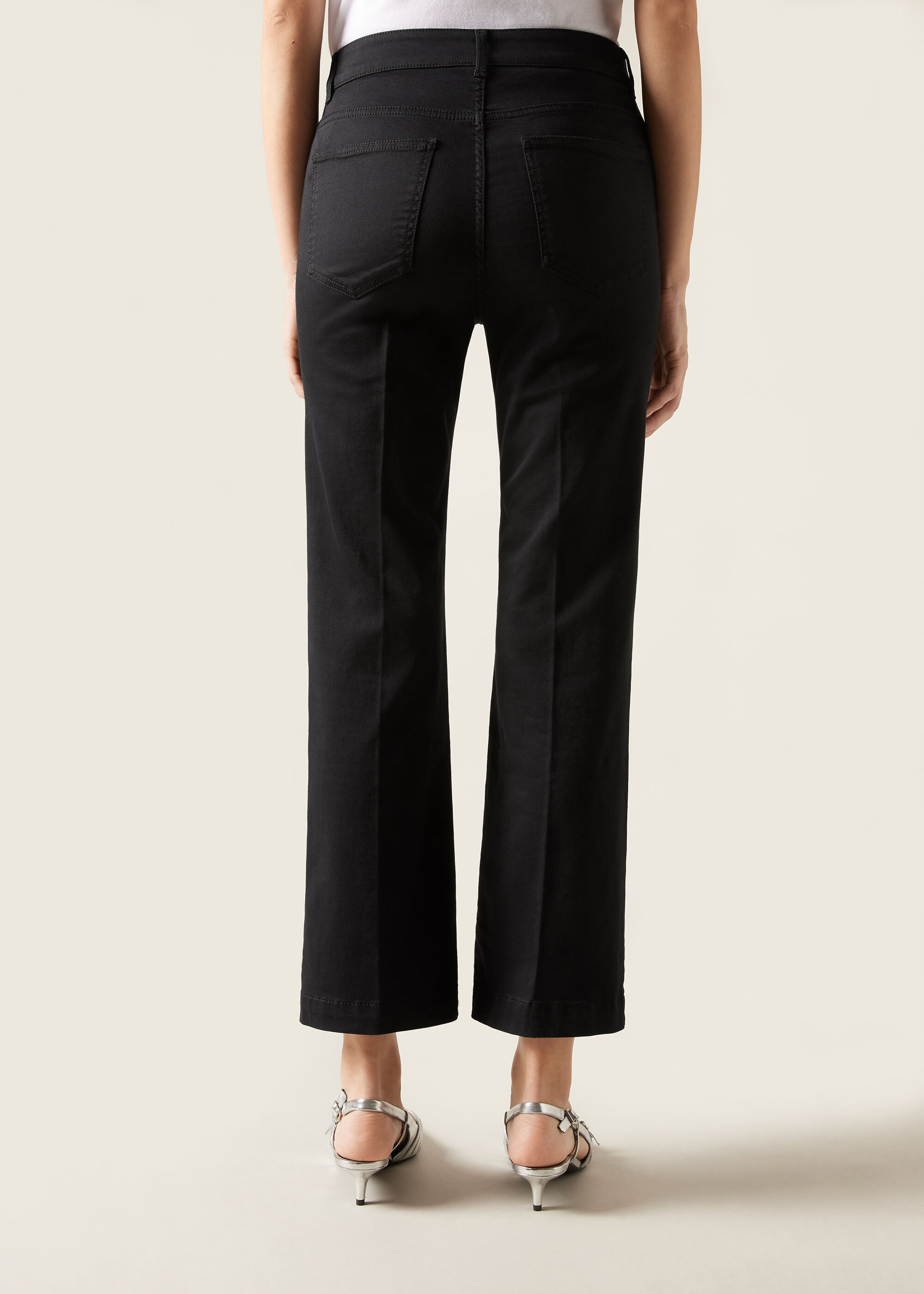 Jeans a Zampa Cropped morbidi