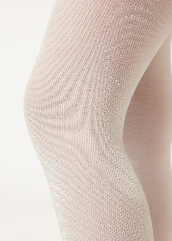 Girls’ Glitter 70 Denier Opaque Tights