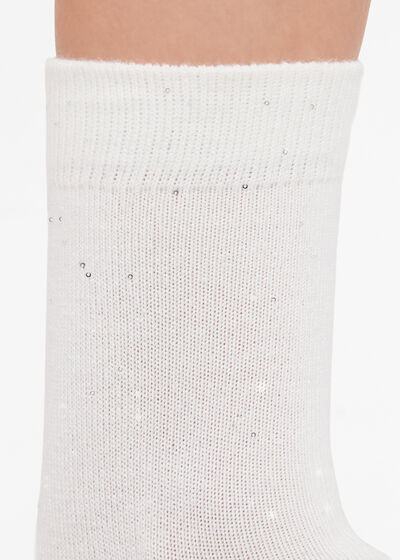 All-Over Sequin Socks