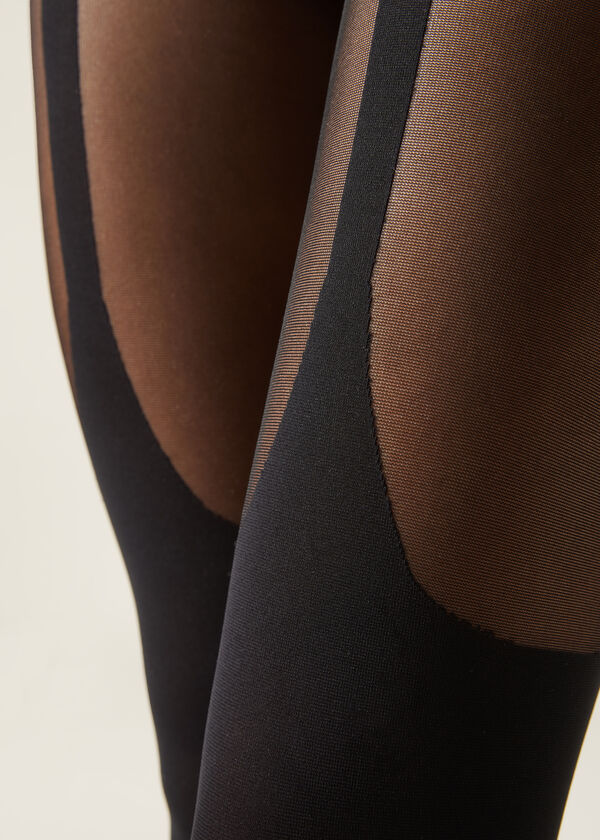 Garter belt Longuette Tights