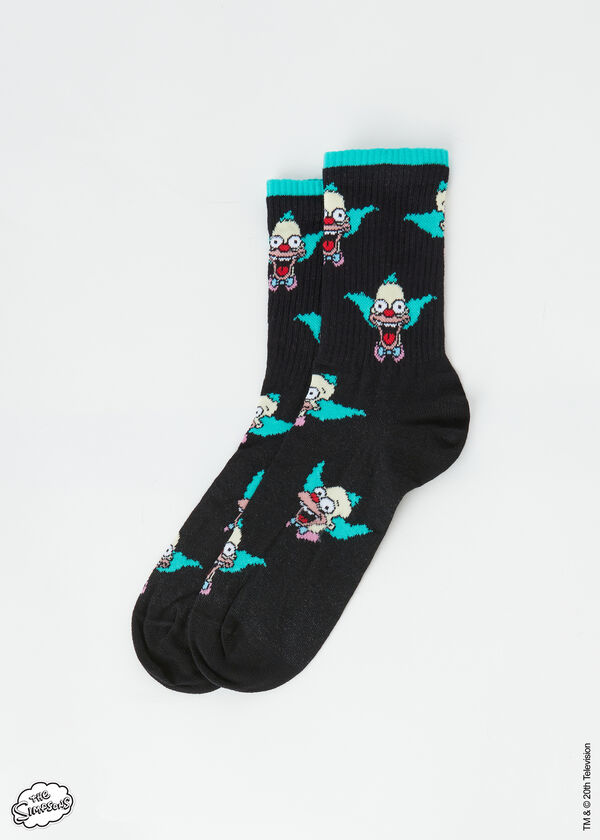 Men’s All Over The Simpsons Short Socks