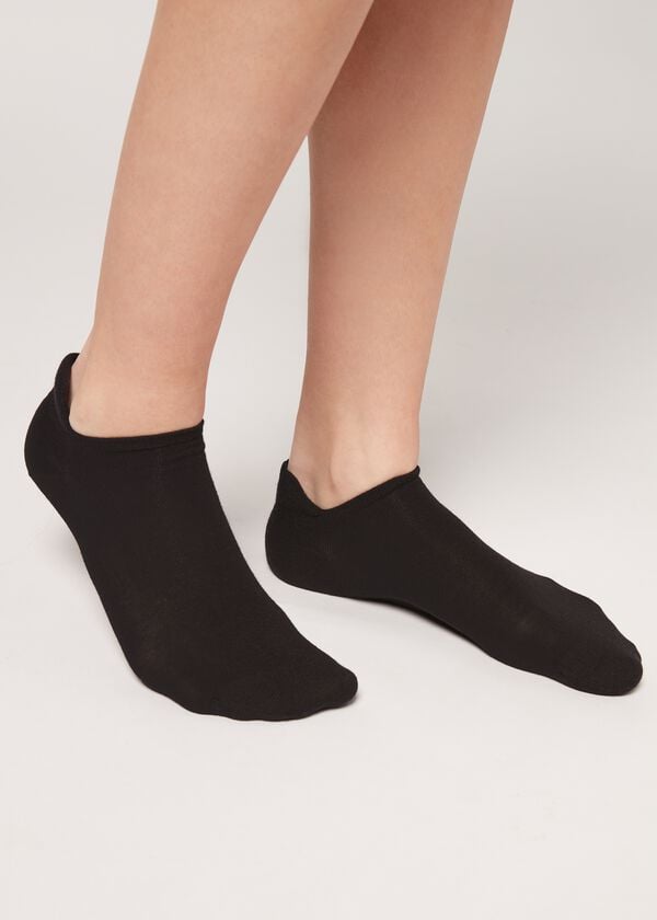 Neviditelné unisex bavlněné ponožky