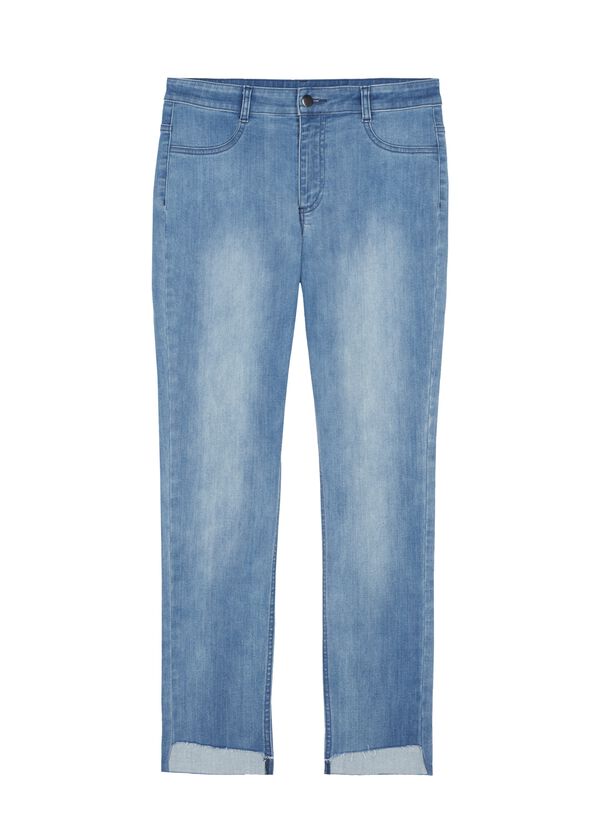 Cropped Denim Jeans