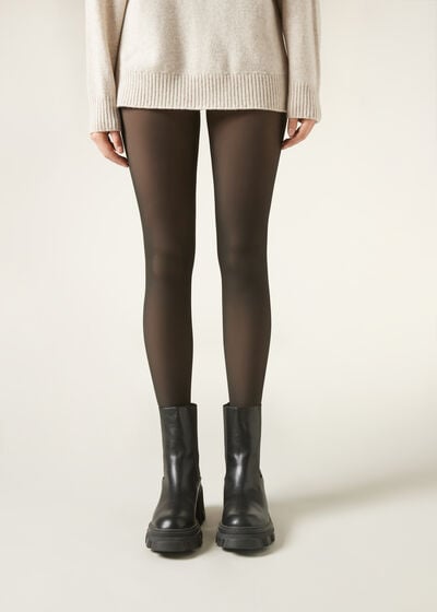 120 Denier Sheer-Effect Thermal Tights