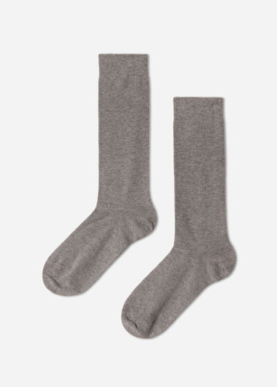 Kids’ Breathable Cotton Long Socks