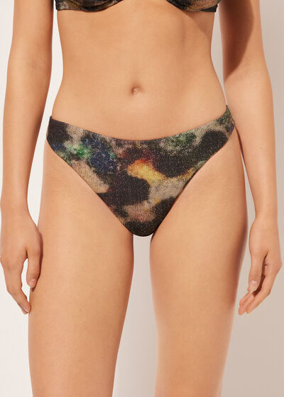 Bikinihose Sparkling Camouflage