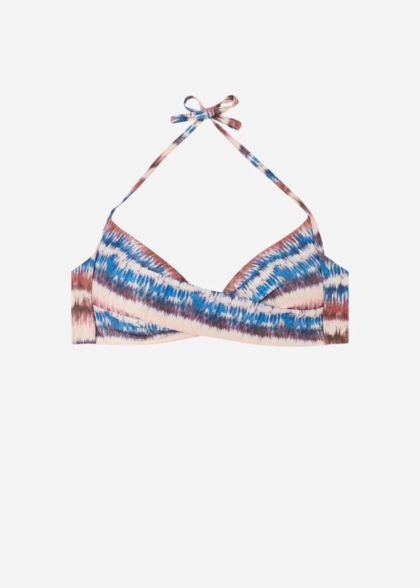 Graduated Padded Triangle Swimsuit Top Formentera