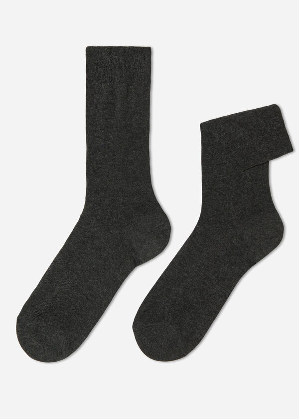 Calcetines Cortos de Hombre con Cashmere