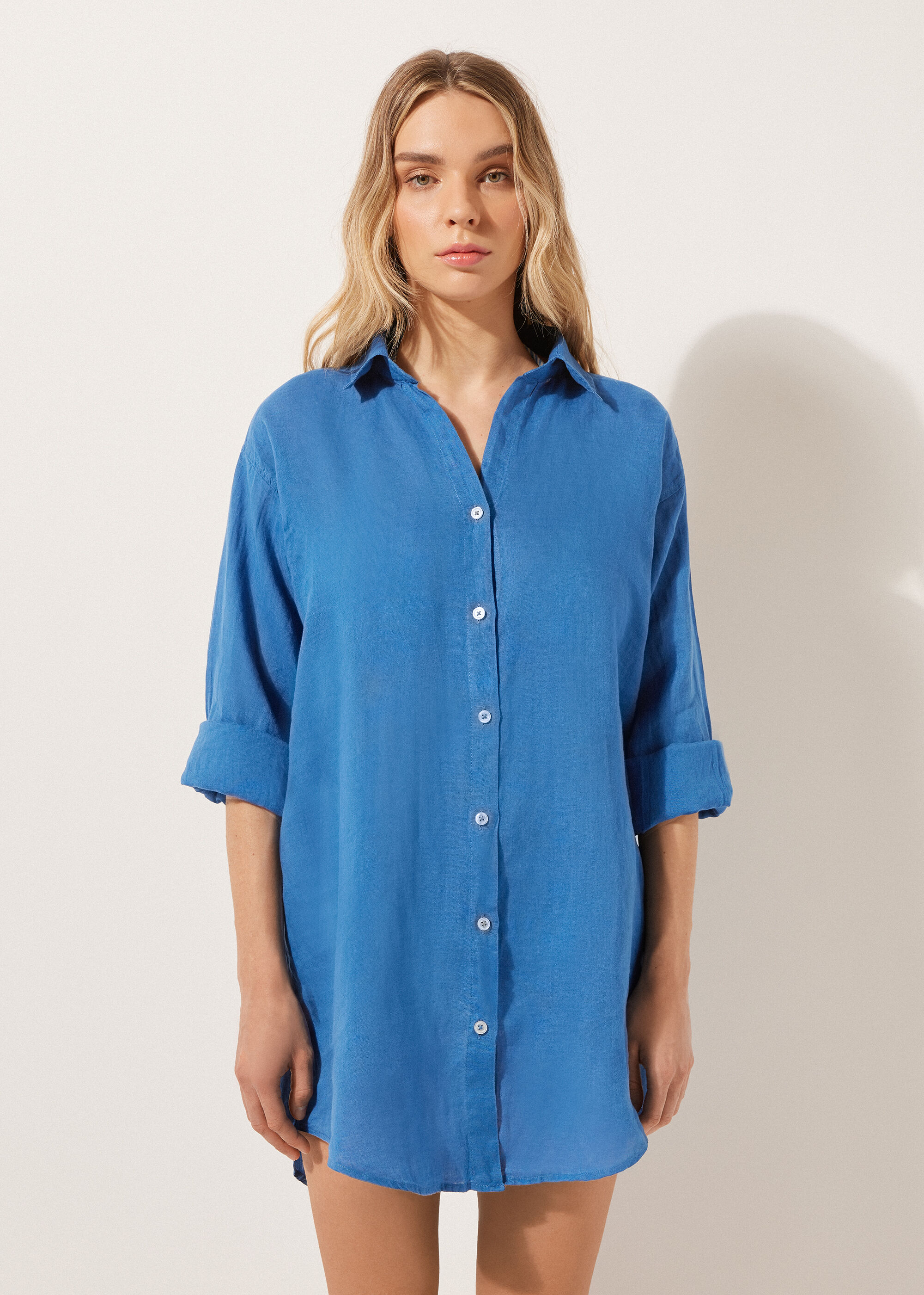 Hemdkleid aus Leinen