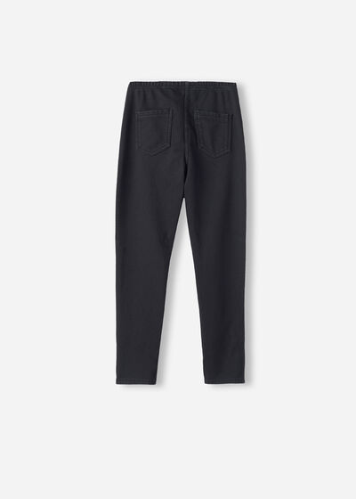 Kislány Thermo Denim Leggings