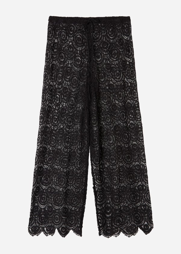 Pantaloni Lunghi Crochet