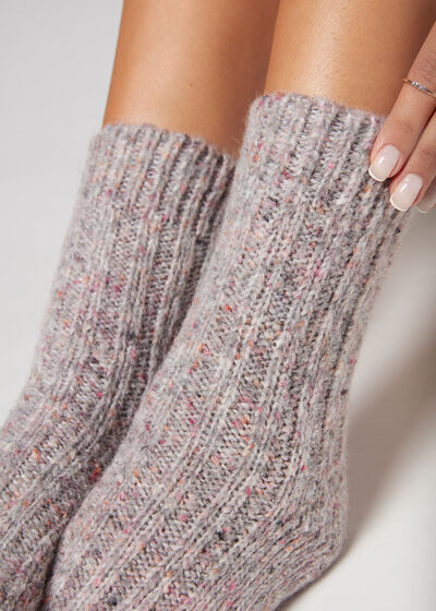 Krátké hebké domácí ponožky