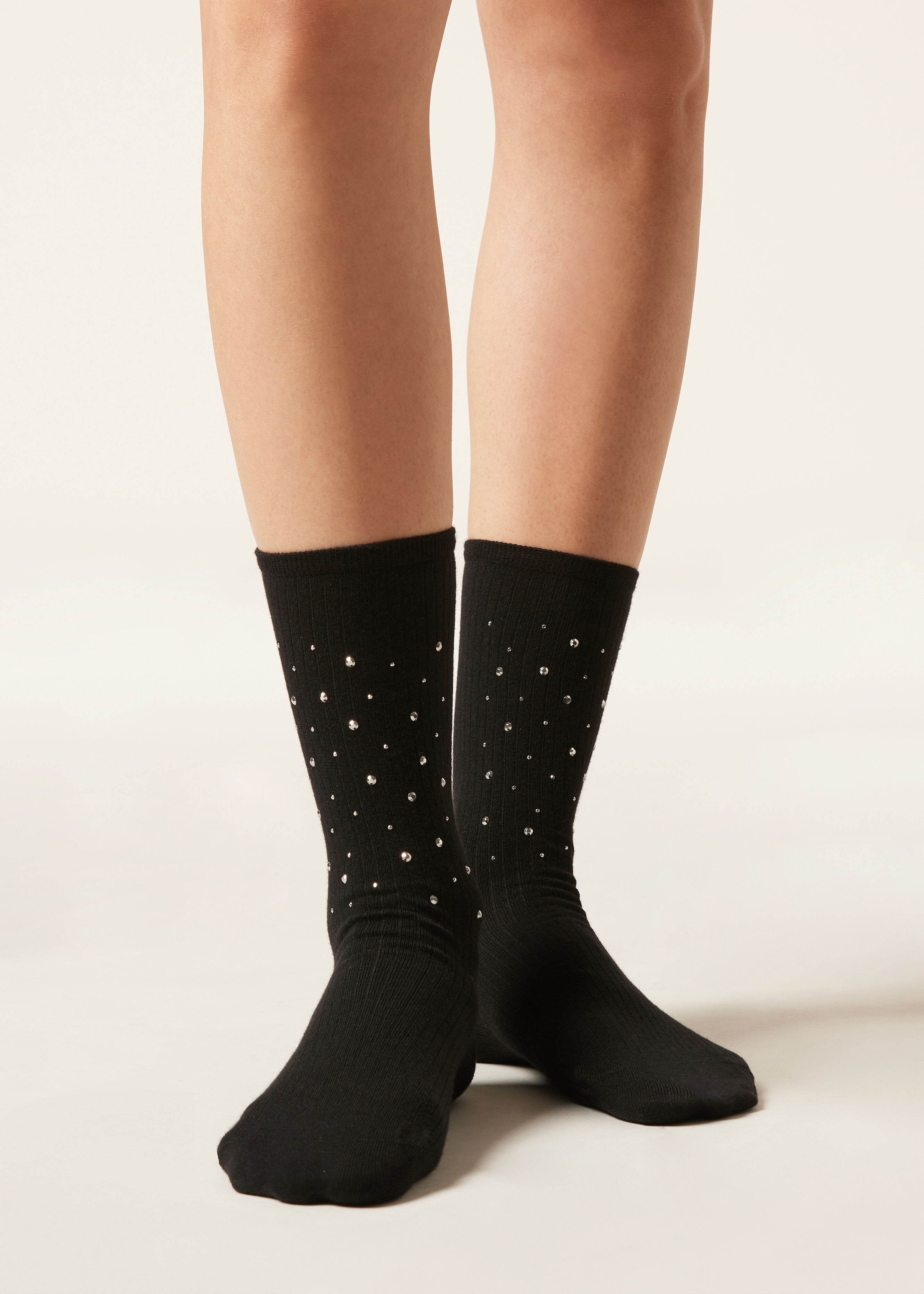 Sort Socks Studded Short Socks - Short socks - Calzedonia