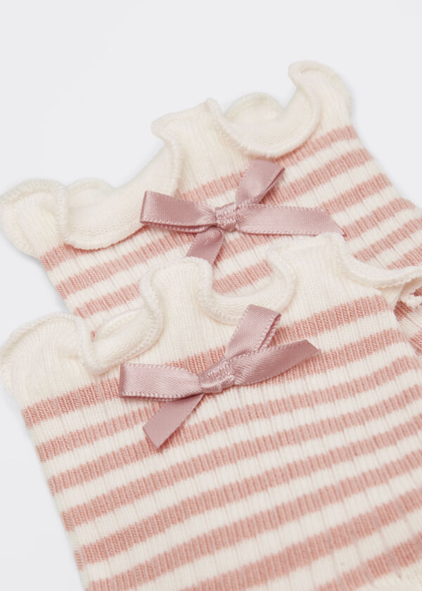 Girls&rsquo; Striped Socks