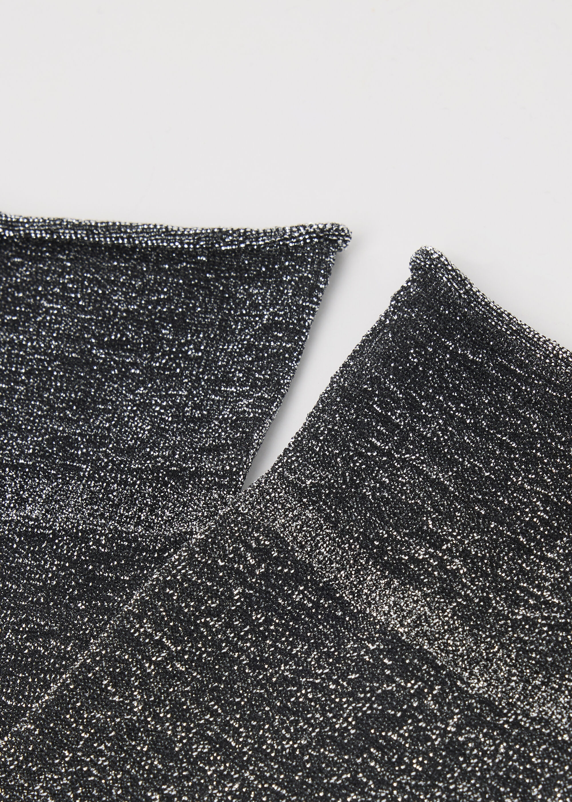 Opaque Glitter Socks