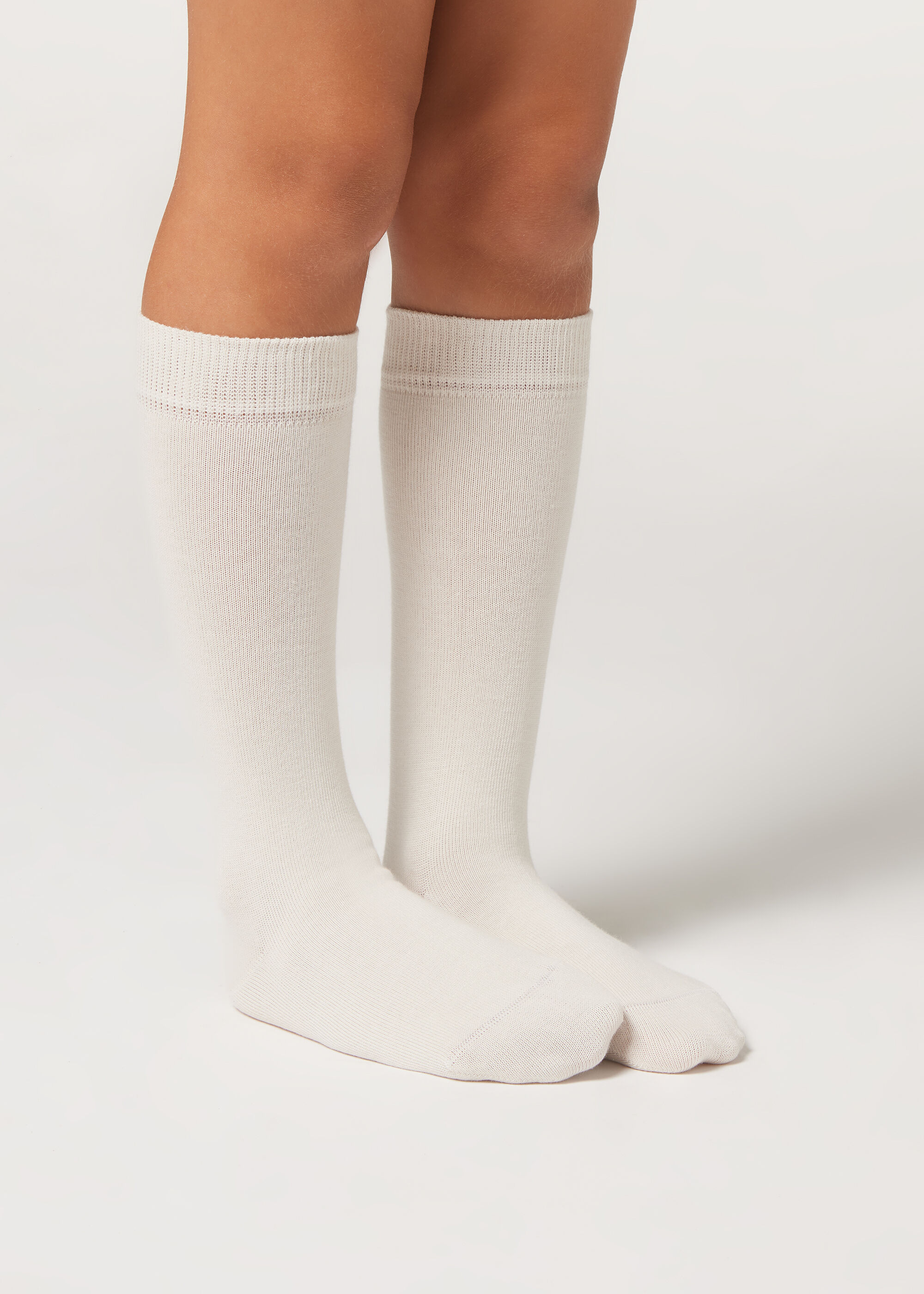 Calze Lunghe da Bambino in Cotone