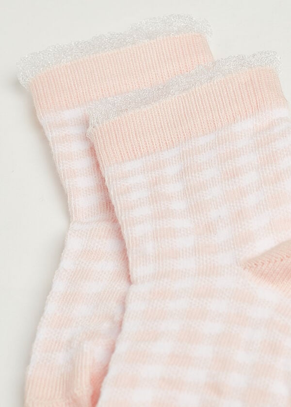 Krátké vzorované kojenecké ponožky