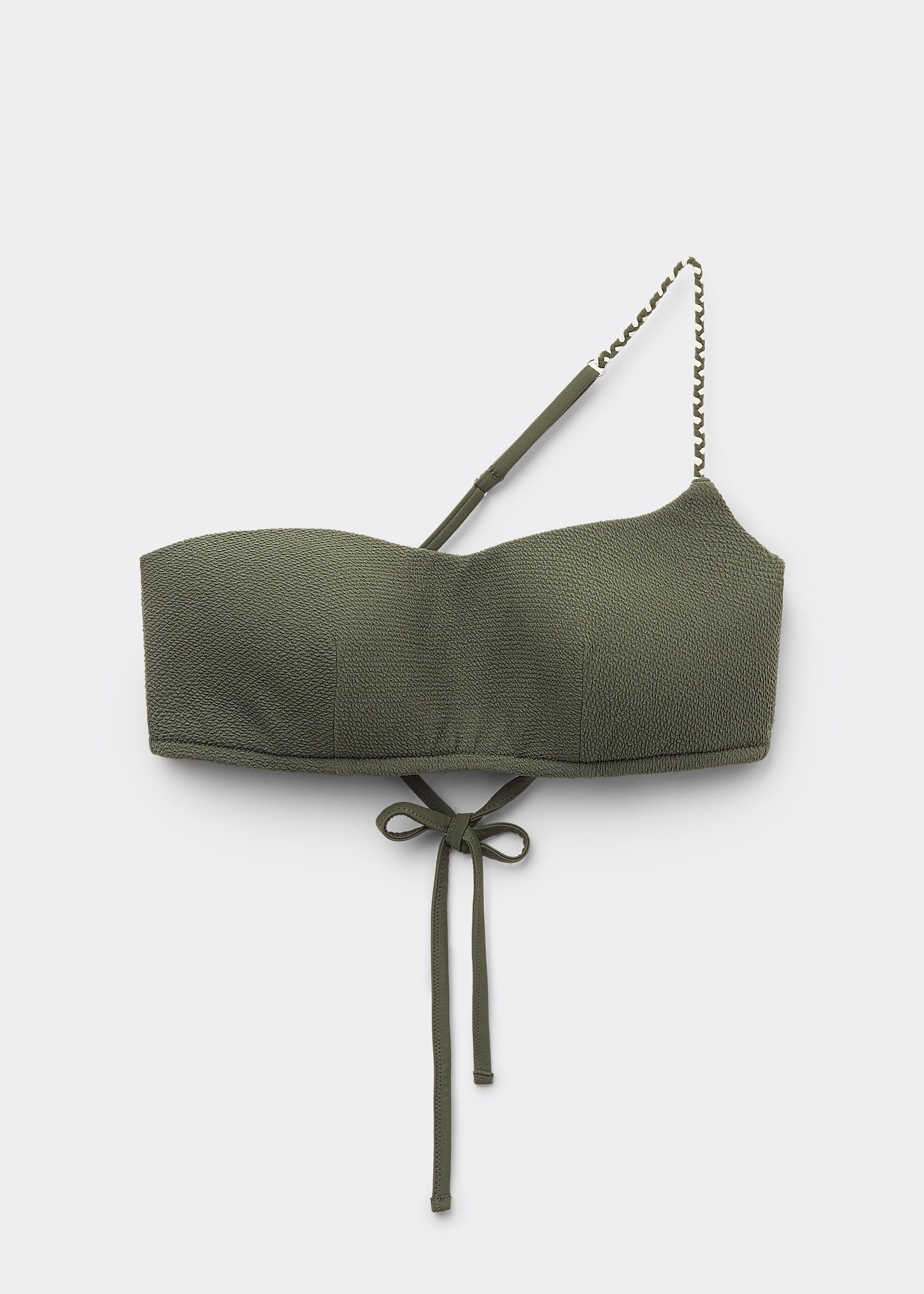 Brassiere Bikini Top Crinkle Twist
