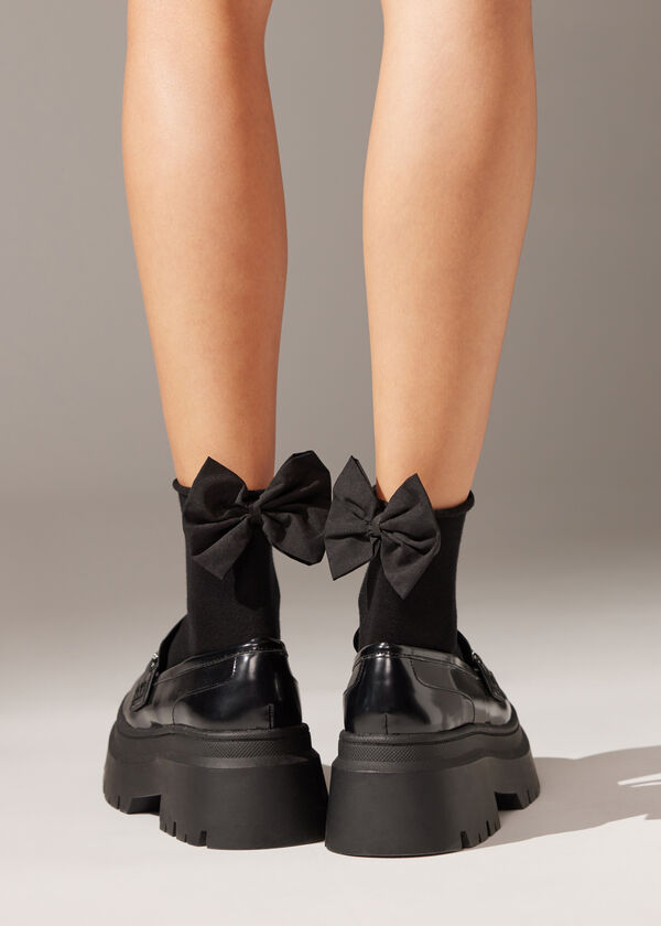 Short Socks with Bow