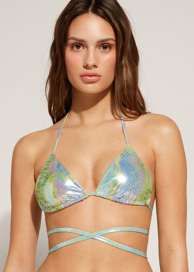 Sutien Triunghi Ajustabil Piton Costum de Baie Las Palmas