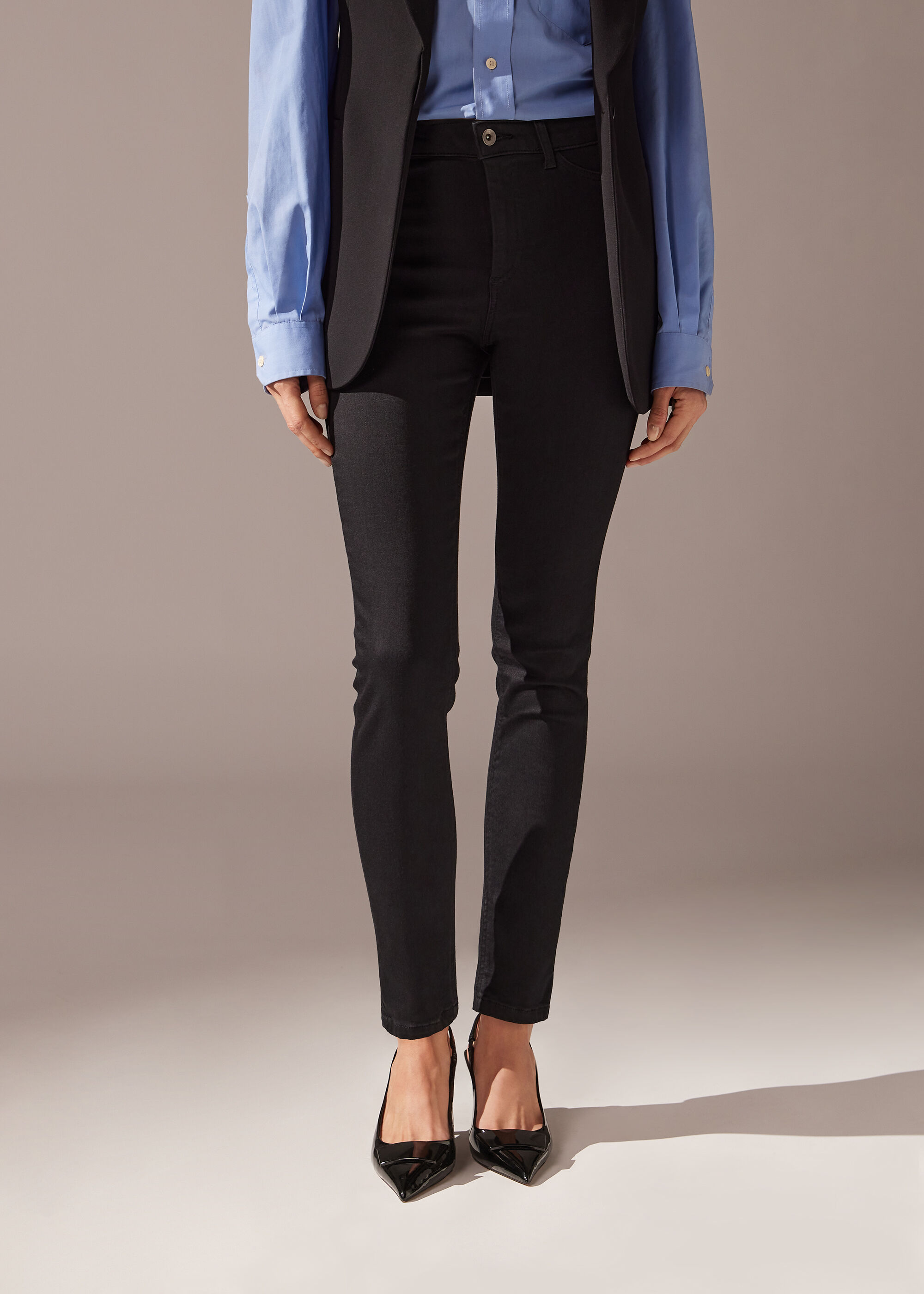 Jean skinny thermique ultra doux