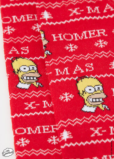 Lange Herensokken The Simpsons Kerst Family