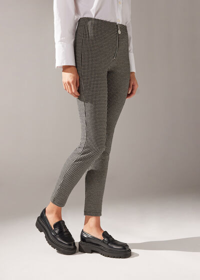 Soft Touch Skinny Leggings with Zip