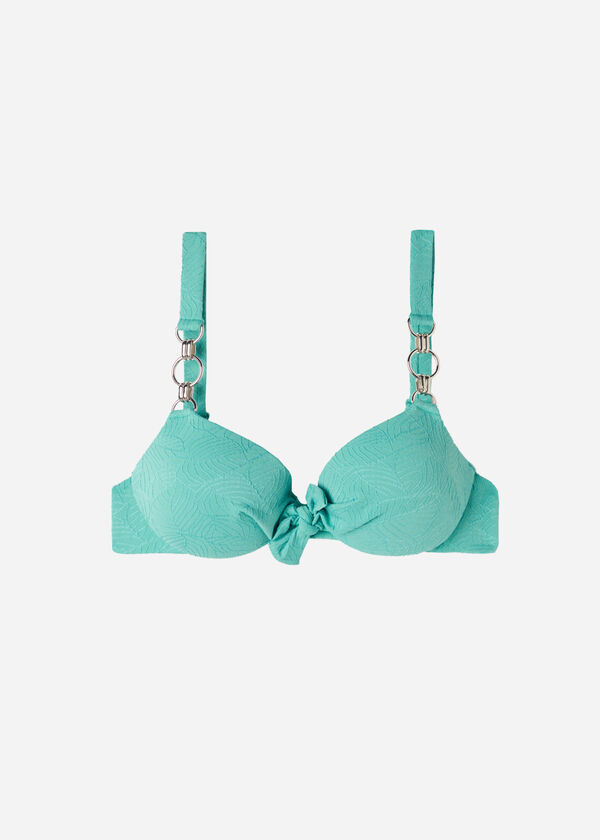 Push-up-Bikinioberteil mit Wattierung Marsiglia