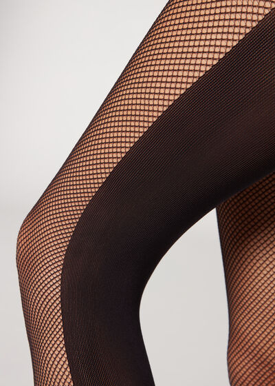 Double Look Fishnet Eco Tights