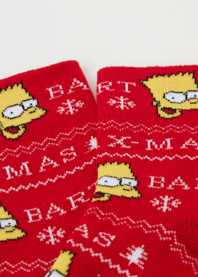 Kratke čarape s božićnim motivima iz crtića The Simpson