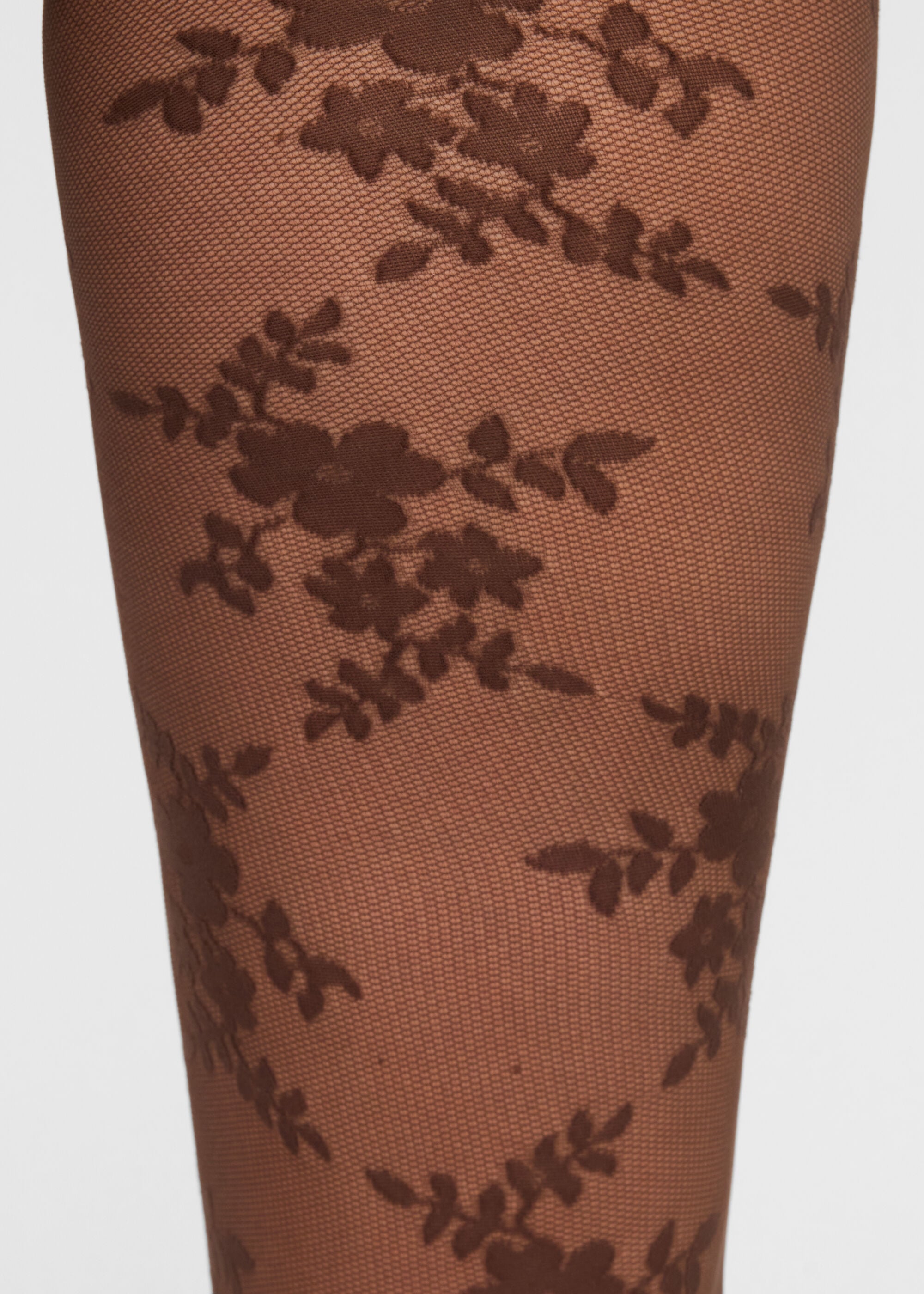 Floral Lace Sheer Tights