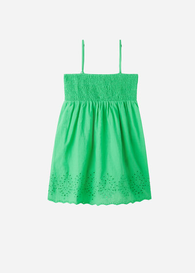 Girls’ Broderie Anglaise Dress