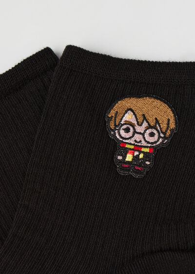 Harry Potter Appliqué Short Socks