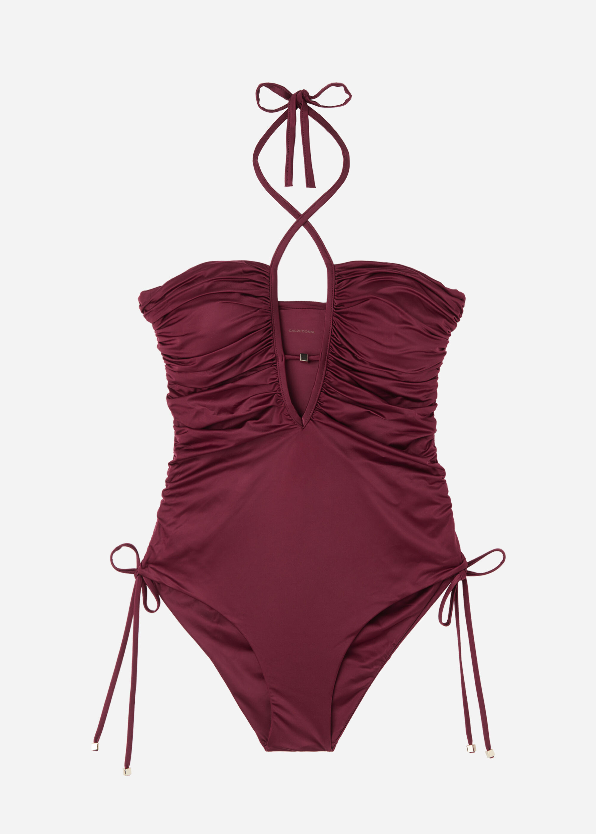 Maillot une pièce gainant légèrement rembourré Shiny Satin